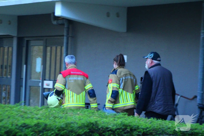 Brandweer controleert berging na brand