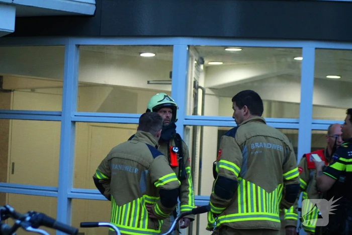 Brandweer controleert berging na brand