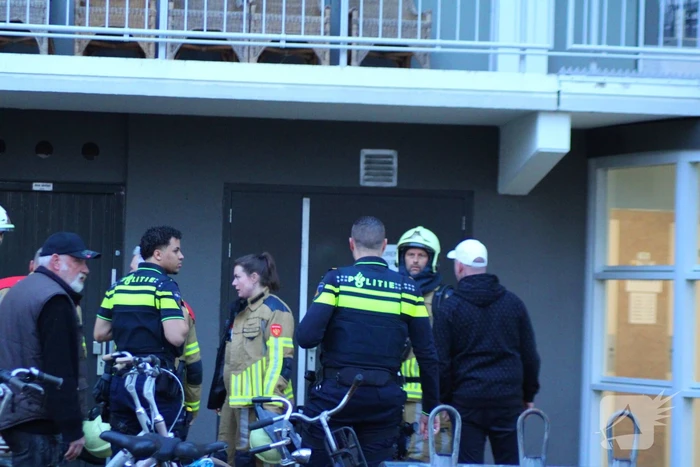 Brandweer controleert berging na brand