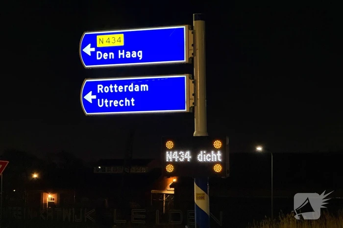 Tunnel afgesloten door ongeval met motorrijder