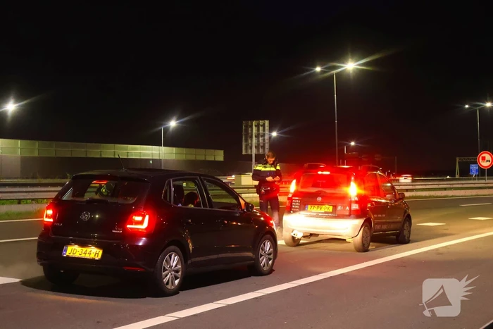 Tunnel afgesloten door ongeval met motorrijder