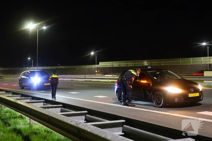 Tunnel afgesloten door ongeval met motorrijder