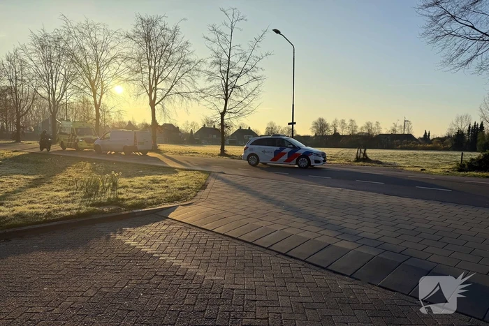Fietser betrokken bij ongeval met bestelbus