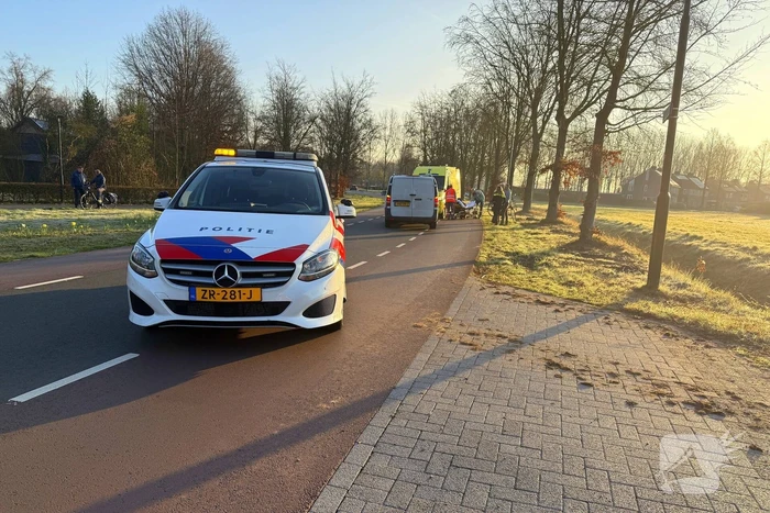 Fietser betrokken bij ongeval met bestelbus