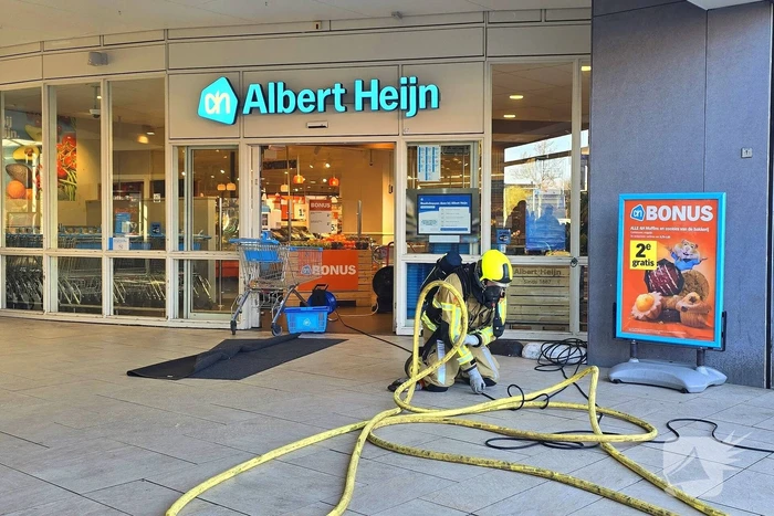 Supermarkt ontruimd wegens brand