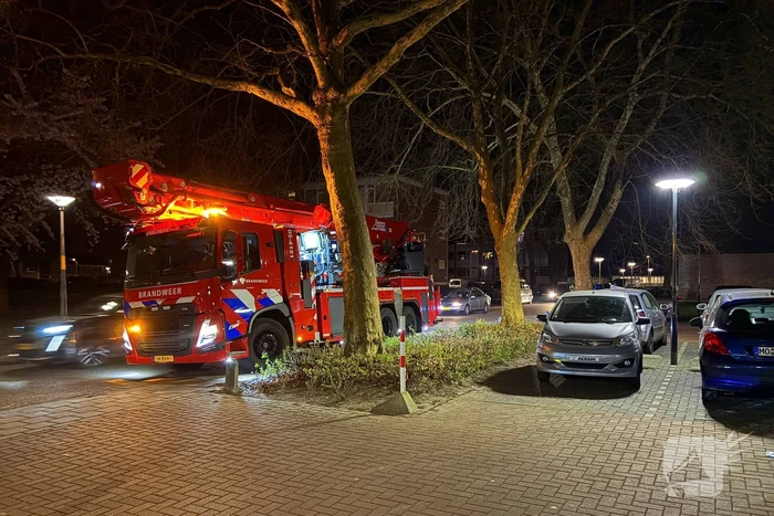 Brand in Kelder van flatgebouw
