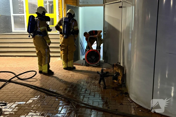 Brand in Kelder van flatgebouw