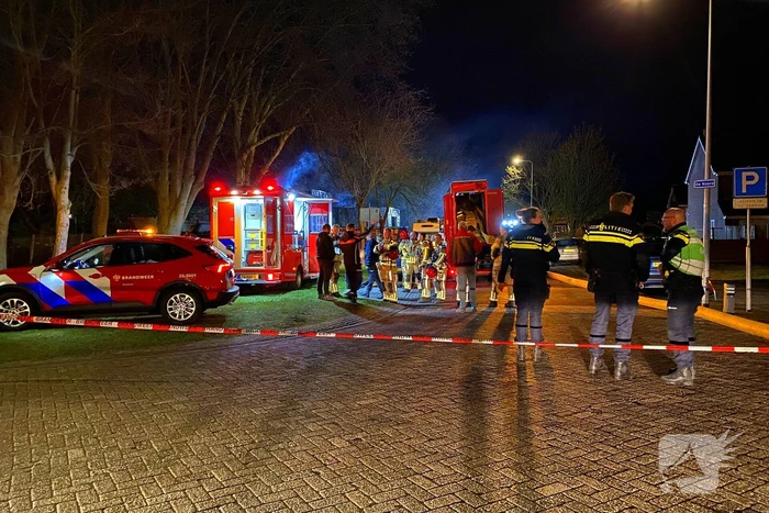 Oude brandweerkazerne gaat in vlammen op