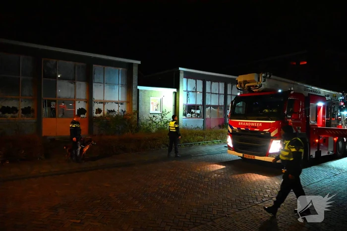 Grote politie-inzet bij inbraak in atelier