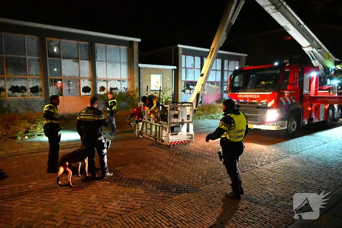 Grote politie-inzet bij inbraak in atelier