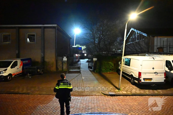 Grote politie-inzet bij inbraak in atelier