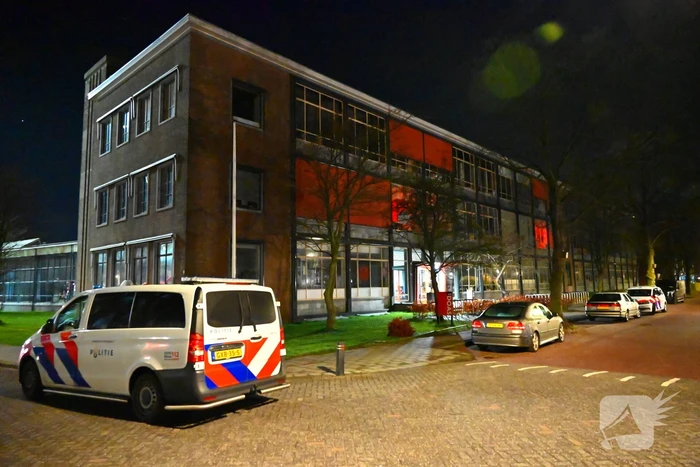 Grote politie-inzet bij inbraak in atelier