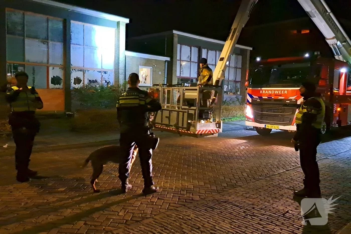 Grote politie-inzet bij inbraak in atelier
