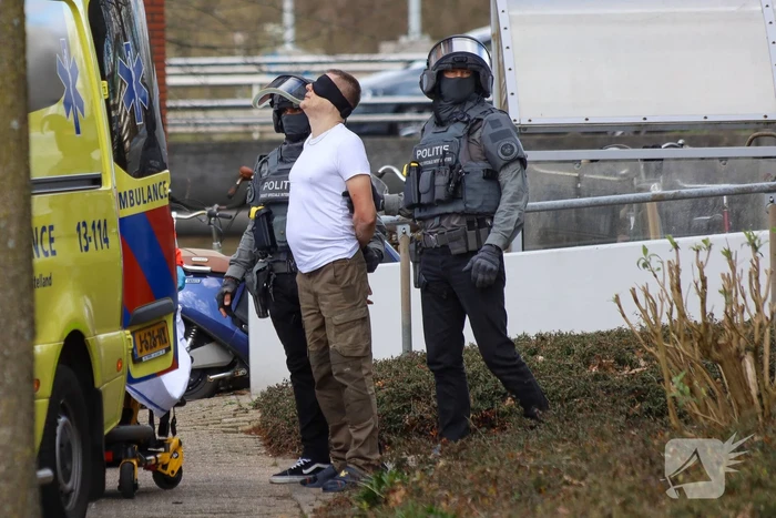 Waarschuwingsschoten gelost bij arrestatie