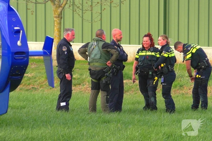 Politiehelikopter biedt directe ondersteuning bij noodsituatie