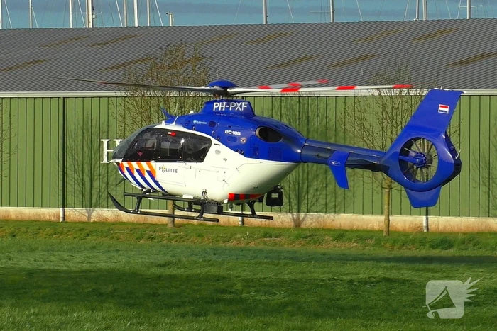 Politiehelikopter biedt directe ondersteuning bij noodsituatie