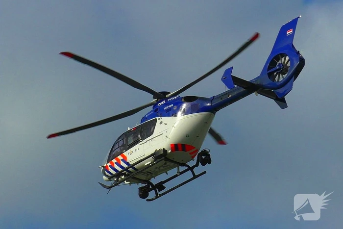 Politiehelikopter biedt directe ondersteuning bij noodsituatie