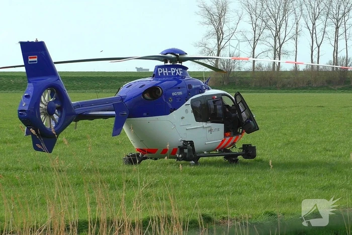 Politiehelikopter biedt directe ondersteuning bij noodsituatie