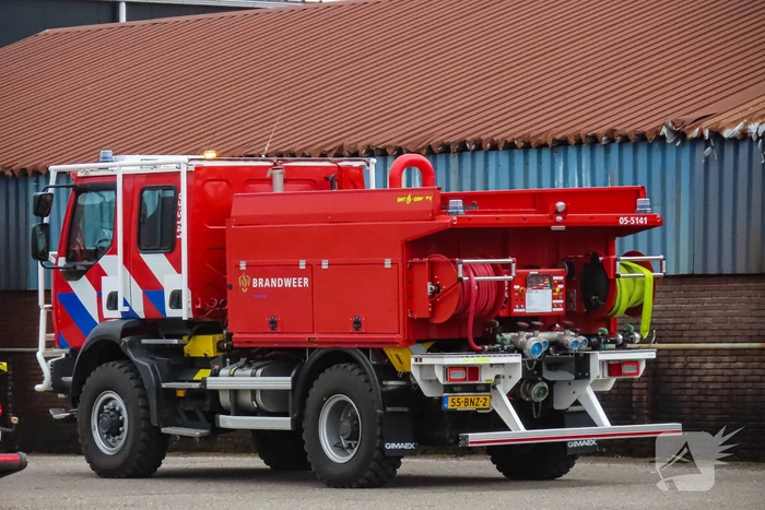 Brandweer ingezet voor brand in bedrijfspand