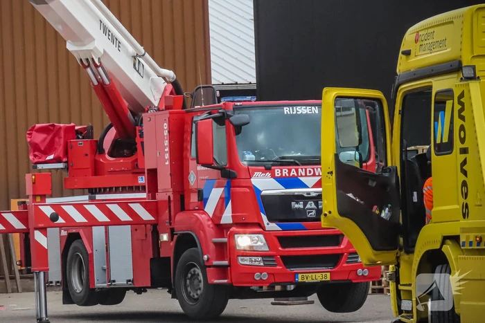 Brandweer ingezet voor brand in bedrijfspand