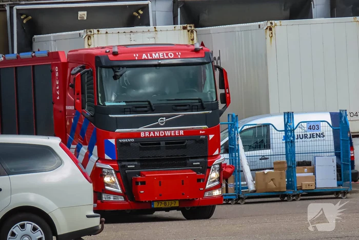 Brandweer ingezet voor brand in bedrijfspand