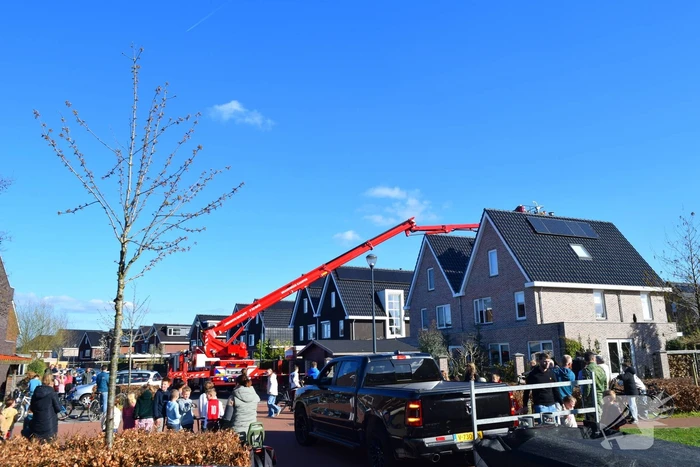 Schoorsteenbrand snel onder controle