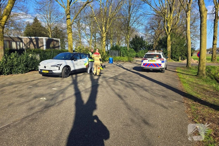 Vat met onbekende vloeistof aangetroffen