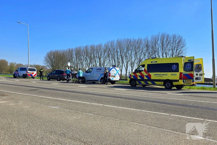 Gewonde bij kopstaart botsing
