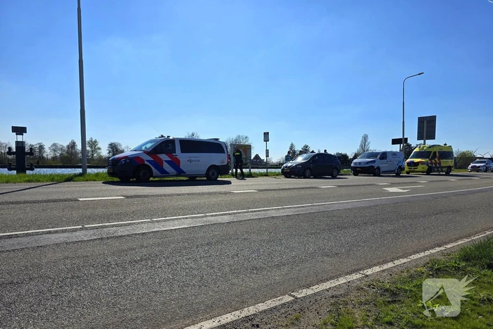 Gewonde bij kopstaart botsing