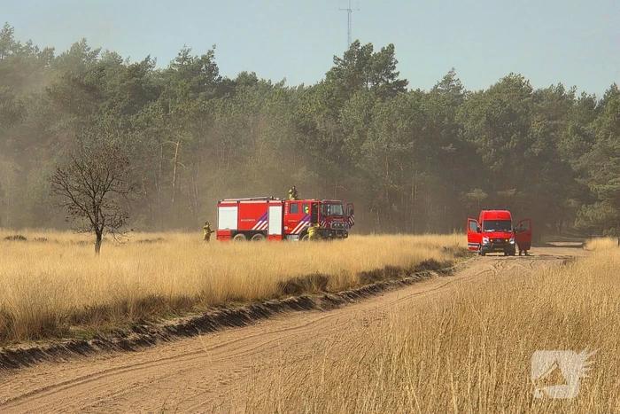 NL-alert voor brand in heidegebied