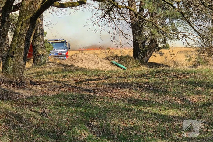 NL-alert voor brand in heidegebied