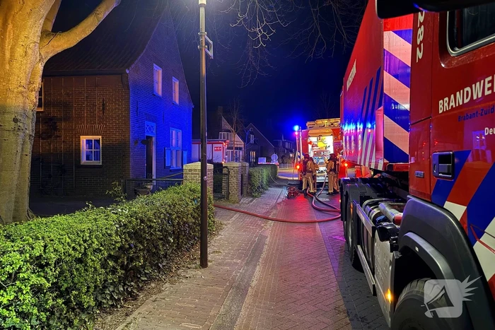 Kat vermist bij woningbrand