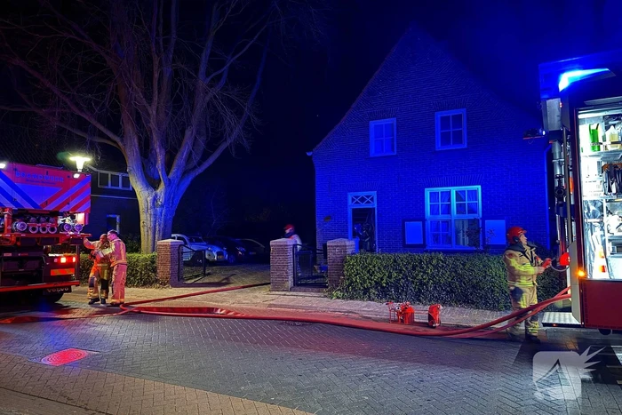 Kat vermist bij woningbrand