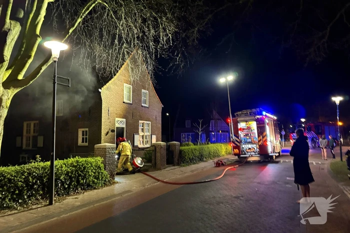 Kat vermist bij woningbrand