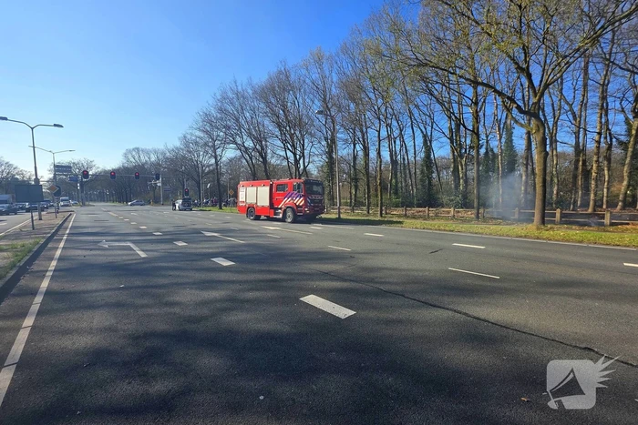 Uitslaande brand in bijgebouw