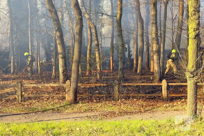 Uitslaande brand in bijgebouw