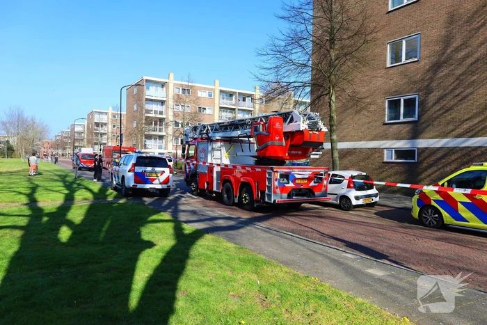 Flat ontruimd vanwege brand