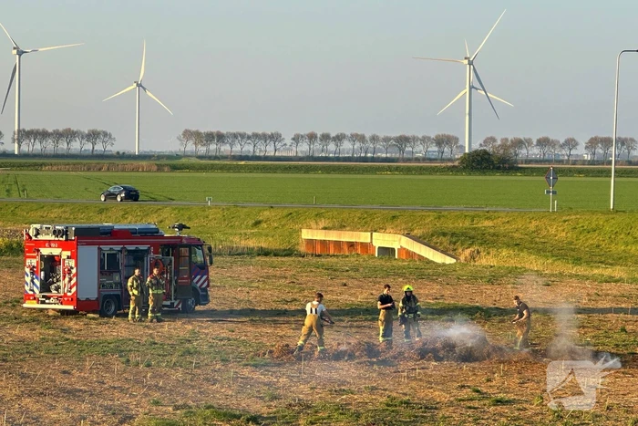 Derde keer brand op weiland in twee dagen tijd