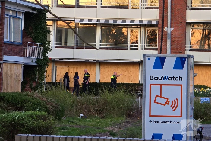 Grote inzet van politieagenten en politiehelikopter boj inbraakmelding