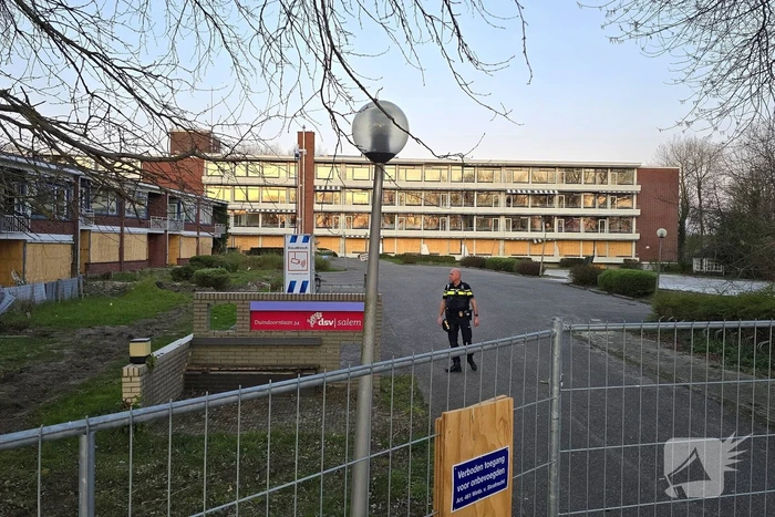 Grote inzet van politieagenten en politiehelikopter boj inbraakmelding