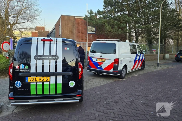 Grote inzet van politieagenten en politiehelikopter boj inbraakmelding