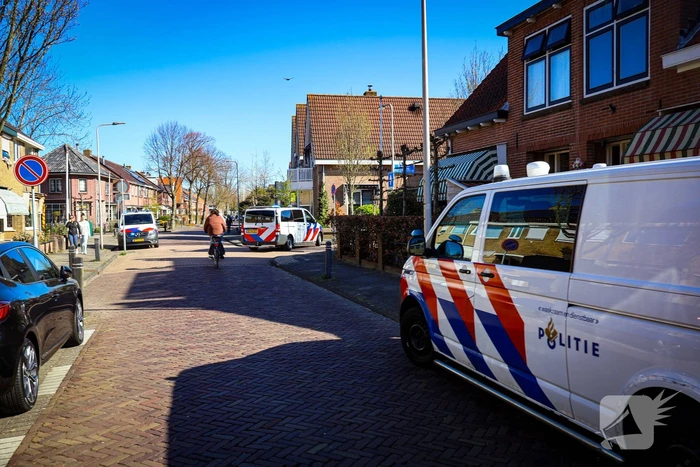 Fietsster aangereden door bestelbus