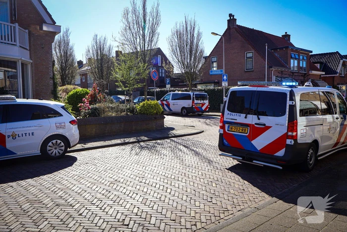 Fietsster aangereden door bestelbus