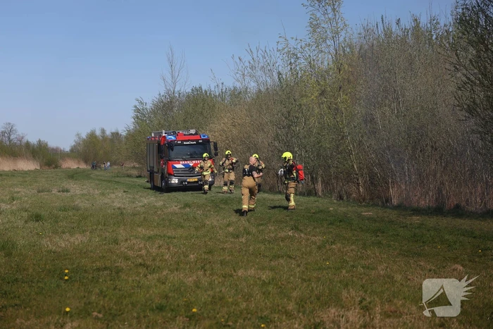Grote natuurbrand uitgebroken in Doncksebos