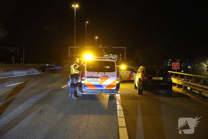 Persoon springt van viaduct bij ruzie na botsing