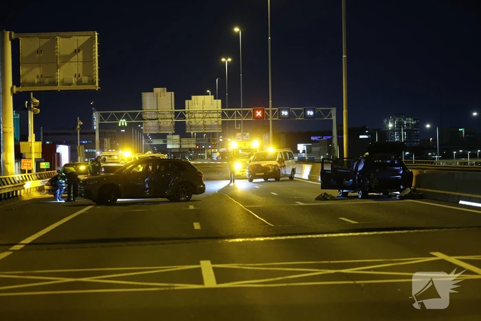 Persoon springt van viaduct bij ruzie na botsing