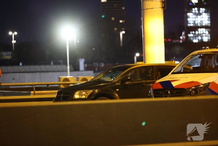 Persoon springt van viaduct bij ruzie na botsing