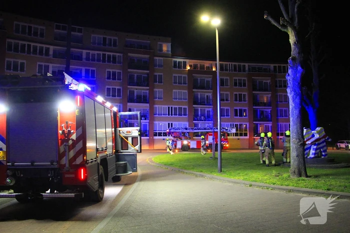 Brand bij ouderencomplex zorgt voor opschaling