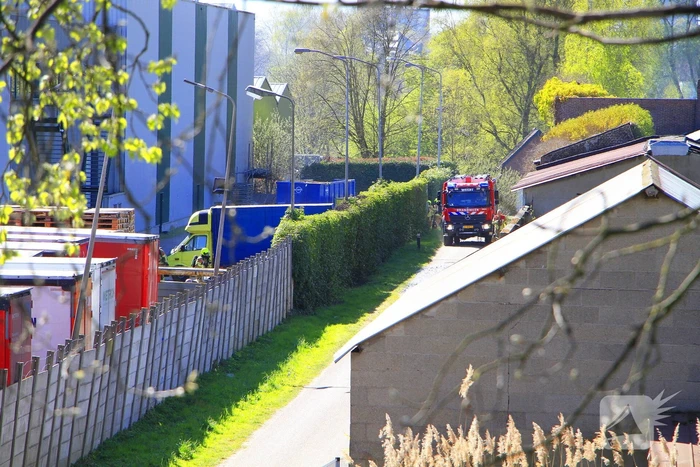 Flinke rookontwikkeling bij brand in bakwagen