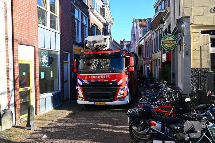 Restaurant ontruimd wegens brand bovenwoning